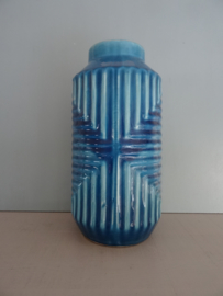 Vaas blauw - VERKOCHT