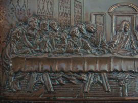 Laatste avondmaal - Leonardo Da Vinci - in koper - VERKOCHT