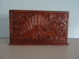 Vintage houten postbakje - VERKOCHT