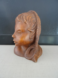 Vintage beeldje vrouw - meisje