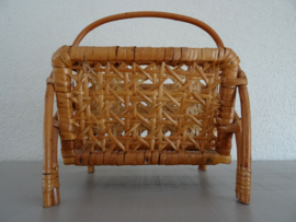 Vintage post mandje - mini lectuurmand - VERKOCHT