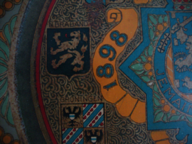Emaille bord - 1898-1923 - Je maintiendrai - VERKOCHT