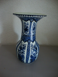 Vaas blauw wit Delfts - Royal Sphinx Boch - VERKOCHT