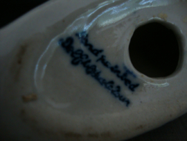 Beeldje eend - Delfts blauw - handpainted - VERKOCHT