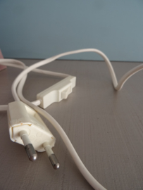 Vintage lamp - tafellamp - roze - VERKOCHT
