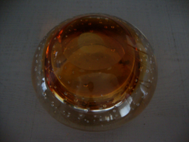 Waxinelicht - glas met bubbels - VERKOCHT