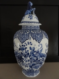 Delfts blauwe dekselpot - VERKOCHT