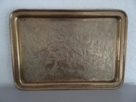 Dienblad - koper of messing - VERKOCHT