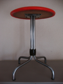 Vintage kruk - oranje - VERKOCHT