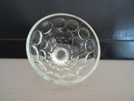 Dekselschaaltje glas - vintage - VERKOCHT