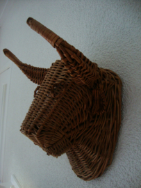 Kop stier - riet - VERKOCHT