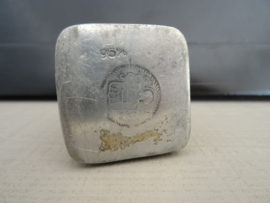 Klein inktpotje (?) - tin - VERKOCHT