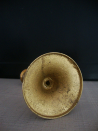 Kandelaar koper of messing - vintage - VERKOCHT