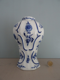 Vaas - blauw/wit