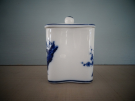Dekselpotje Porselein - blauw wit - Chinees - VERKOCHT