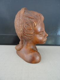 Vintage beeldje vrouw - meisje