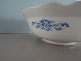 Japanse schaal blauw/wit/goud - VERKOCHT