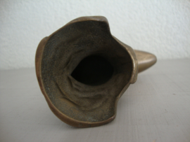 Koper of messing schoentje - asbak - vintage - VERKOCHT