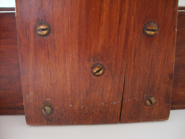 Houten bak met vakjes - VERKOCHT