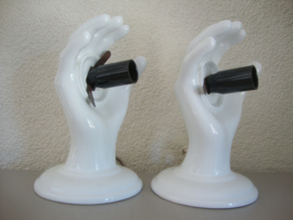 Vintage lampen hand - VERKOCHT