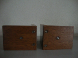 Vintage boekensteunen- VERKOCHT
