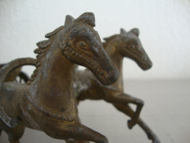 Koperen paard en wagen - VERKOCHT