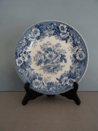 Bord Royal Sphinx - Balmoral - blauw/wit - bloemen - VERKOCHT