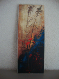 Vintage schilderijtje - hardboard - VERKOCHT