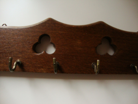 Houten sleutelrekje - VERKOCHT