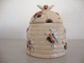 Vintage honingpotje bijen - bijenkorf - VERKOCHT