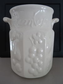 Witte dekselpot - Rumtopf pot - wit - VERKOCHT