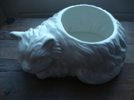 Grote bloempot poes kat - VERKOCHT