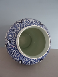 Dekselpot Boch - Delfts blauw - dekselvaas - VERKOCHT