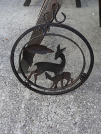 Metalen hanger - hertjes - decoratie - VERKOCHT