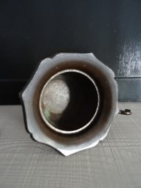 Metalen potje met deksel - VERKOCHT