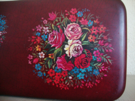 Oude trommel - bloemen - VERKOCHT