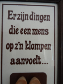 Teksttegel - VERKOCHT
