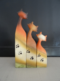 Beeldjes poes - poezen - VERKOCHT