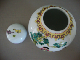 Oude Chinese gemberpot - kinderen - VERKOCHT
