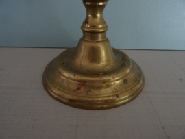 Vintage koperen kandelaar - VERKOCHT