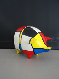 Spaarvarken - Mondriaan - spaarpot - VERKOCHT