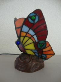 Lampje Tiffany stijl - vlinder - VERKOCHT