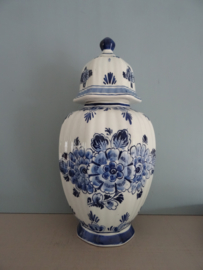 Dekselpot - vaas - Delfts blauw- VERKOCHT