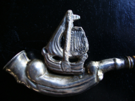 Antiek sigarettenpijpje schip - zilver  - VERKOCHT