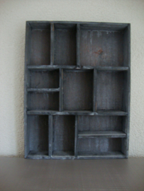 Letterbak vergrijsd hout - VERKOCHT