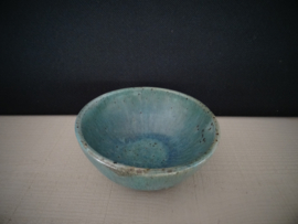 Keramiek schaaltje - blauw - gemerkt