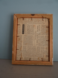 Vintage schilderijtje ballet - brocante - VERKOCHT