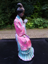 Beeldje Japanse vrouw - VERKOCHT