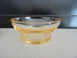 Vintage glazen potje - dekselpotje - VERKOCHT