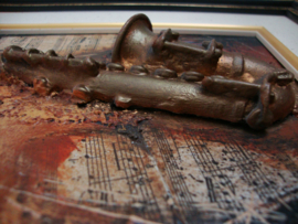 3D schilderijtje saxofoon - VERKOCHT